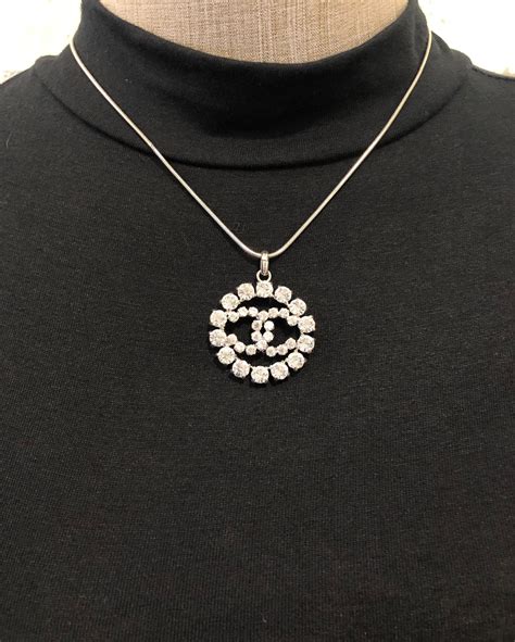 chanel necklace diamond|how to authenticate chanel jewelry.